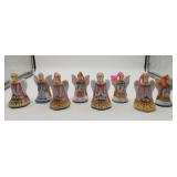 Russian Orthodox  Folk Art Angel Bells 10pcs