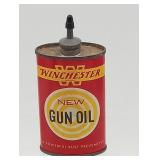Winchester Pistol Gun Oil Tin Advertising Tin