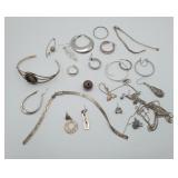 57 GRAMS Scrap Sterling Silver Jewelry For Repair
