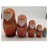 Russian Stackin Doll Santa Claus Grandfather Frost