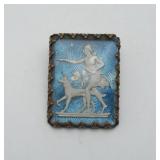 Art Deco Thomas Mott  Butterfly Wing Huntress Pin