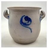 French Stoneware Alsace Betschdorf Blue Flower