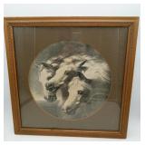 Pharaoh's Horses Lithograph John Frederick FRAMED