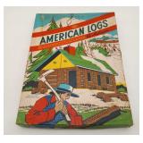 American Log Set # 80 Wood Lincoln Toys COMPLETE