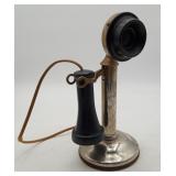 Candlestick Telephone Western Electric Nickel Plat