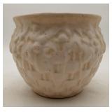 1930's Nelson McCoy Basket Weave Pottery Planter