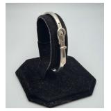 Sterling Silver Belt Buckle Bracelet 16.8 grams