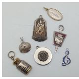 Sterling Silver Charms Shell RX Bottle 18.5 Grams