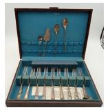 Stieff Sterling Silver Flatware CASE Silver Plate
