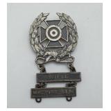 Sterling WWII  US Army Expert Marksmanship Badge