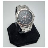 Nautica Multifunction Black Dial Mens Wristwatch