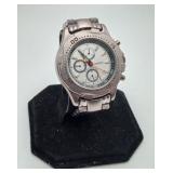 Geneva Chronograph Gents Men Stainless Steel Watch