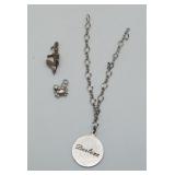 Sterling Charm DARLENE Risque Figure & Crab 8gms