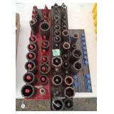 Pittsburgh Deep Well Impact Sockets SAE & MM