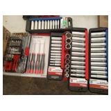 Hyper Tough Deep Well Socket Sets 3/8 Drive SAE MM