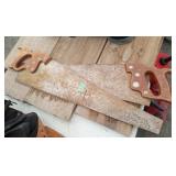 2 Cross Cut Disston Hand Saws