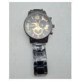 Geneva Mens Luxury Gold Tone Wristwatch