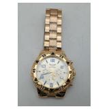 Gold color Band Zhowe Quartz Chronograph Watch