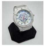 Skeleton Dial Wristwatch Chronograph Watch