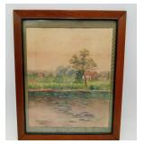 Cara Kimberly Watercolor DATED 1900