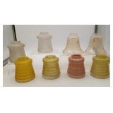 Ribbed Beehive Art Deco Light Lamp Shades 8 total