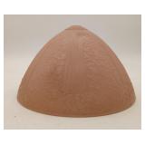 Art Deco Pink Pressed Glass Celing Light Shade