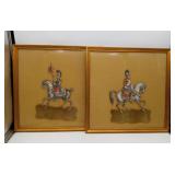 19th Cent Napoleonic-era Cavalry Horse & Officer