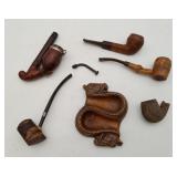 Syroco Smoking Pipe Holder & Tobacco Pipes