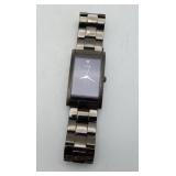 Guess Men's Diamond Accent Black Ion SS Watch