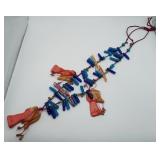 Folk Art Glass Beaded Necklace