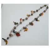 Vintage Guatemala Wedding Necklace Folk Art
