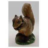Squirrel Chalkware Coin Bank
