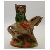 1930's Painted Caulkware Horse Figurine