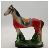 Horse Carnival Chalk Figure Statue Chalkware