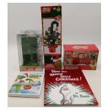Lot Grinch Christmas Red Truck Glass Tree DVD