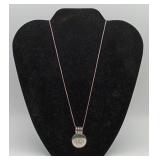 Sterling Silver Necklace Pendant 14grams