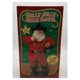 Holly Jolly Rock Santa Animated Cowboy Christmas