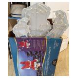 Holographic Animated Santa Yard Ornament