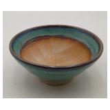 Japanese Combed Pottery Celadon Pottery Bowl