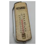Advertising Thermometer CCR Coal Co Tin Litho