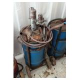 Air Grease Gun & Cart 35 Gallon Partial full