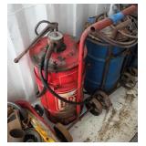Drydene Hand Pump Oil Can & Cart