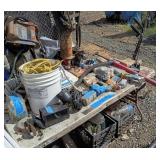 Braided Rope Drill bits Allen Wrenchs Table LOT