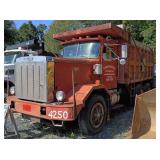 1986 Autocar Dump Truck Steel Body 350 Cummings