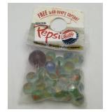 Pepsi Advertising Catseye Marbles NOS