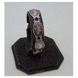 Sterling Silver Siam Bracelet