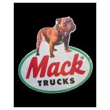 Vintage Style Large Mack Bulldog Trucks Metal Sign