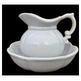 Vintage McCoy Pottery #7528 - Pitcher & Bowl Set