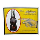 Nu-Grape Porcelain Advertising Soda Pop Sign