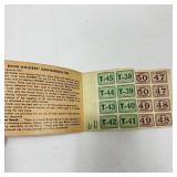 WWII French Canadian Ration Stamps Booklet